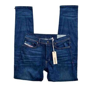 Diesel Men Size 26 Tepphar Slim Carrot Jeans $278 RS016 Blue W26 L30 $218